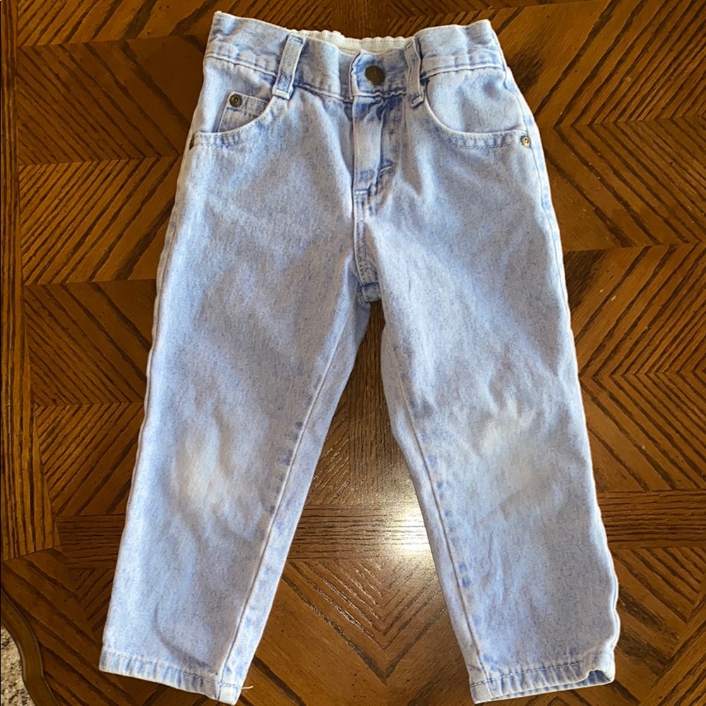 Vintage riders light wash denim